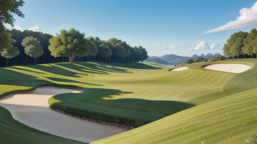 バンカー越えのロブショット