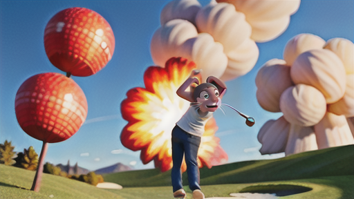 砂を爆発させるイメージで