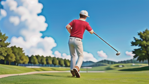 上級者の飛球線イメージ