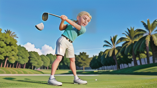 パットの距離はフィートで表現！