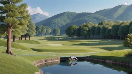 11番ホール：池越えの試練