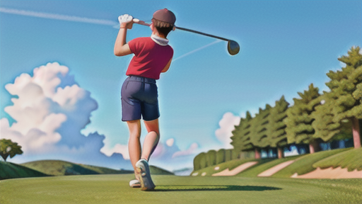 フェアウェイでのアンジュレーションの読み方