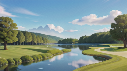 青杭：ラテラルウォーターハザード