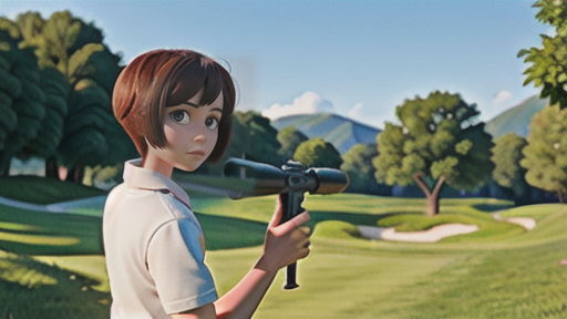 サイドスピンで狙いを定める