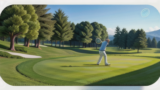 コースの芝生を管理するプロフェッショナル