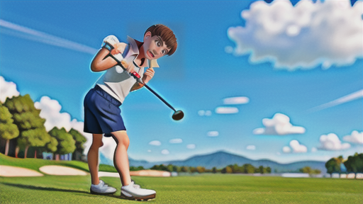 フラットスイングが合うゴルファー