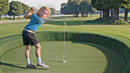 バンカーショットでのフランジの使い方