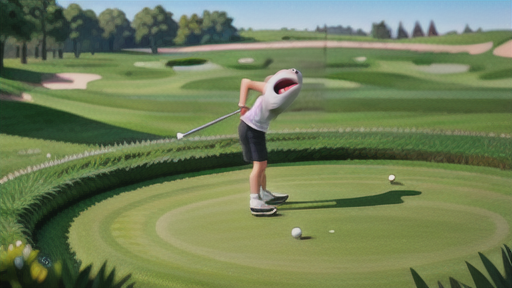 アプローチショット：ピンを狙う繊細な技