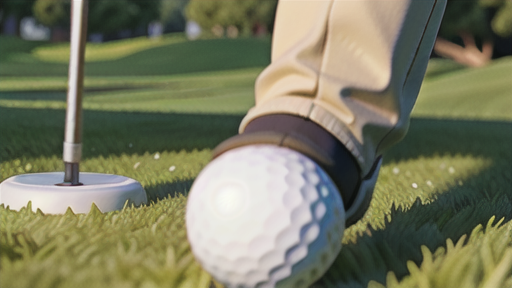 グリーン上で狙う完璧なパット