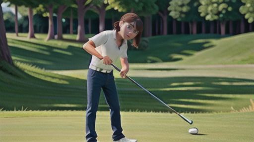 スイング中の体重移動のコツ：軸を意識！