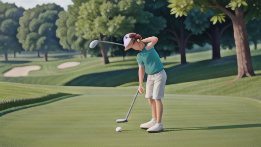 スクエアグリップで安定したスイングを