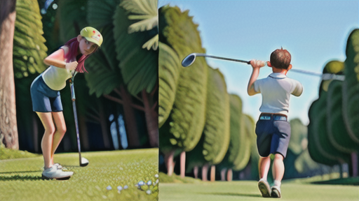 カラーからのショット: パターorアイアン？