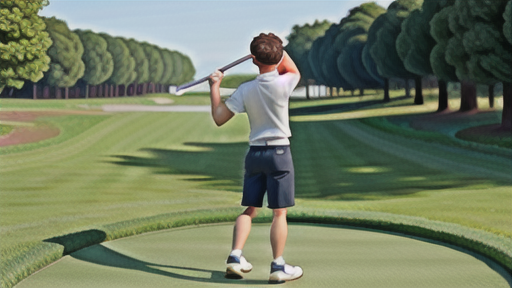 ラウンド中の素振りで集中力アップ！