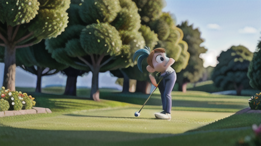 ターフの深さと飛距離の関係