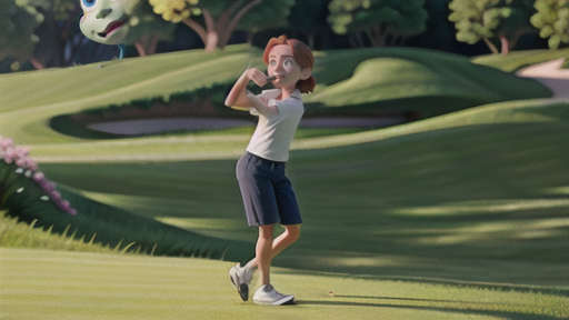 チャリティゴルフでの「モリガン」