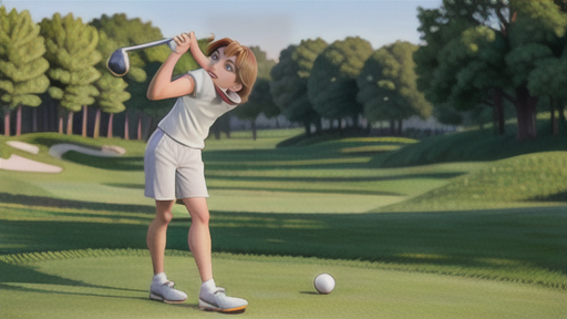 ストロークプレーでの出現シーン