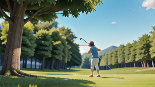 ショートコースでのラウンド