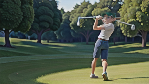 ノックダウンショットの打ち方：スイングとフィニッシュ