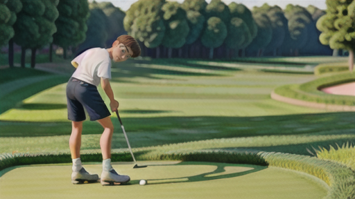 グリーンを読む：傾斜と芝目を見極める