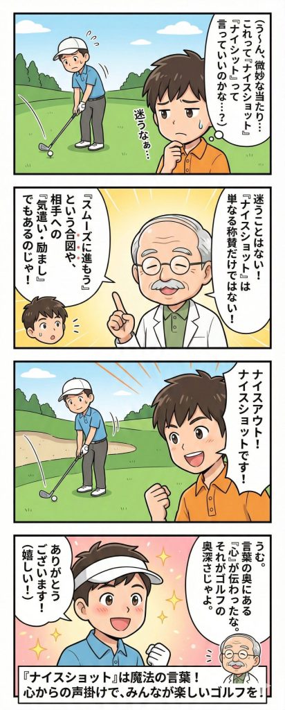 「ナイスショット！」の真意とは？ゴルフの奥深さと広がる意味
