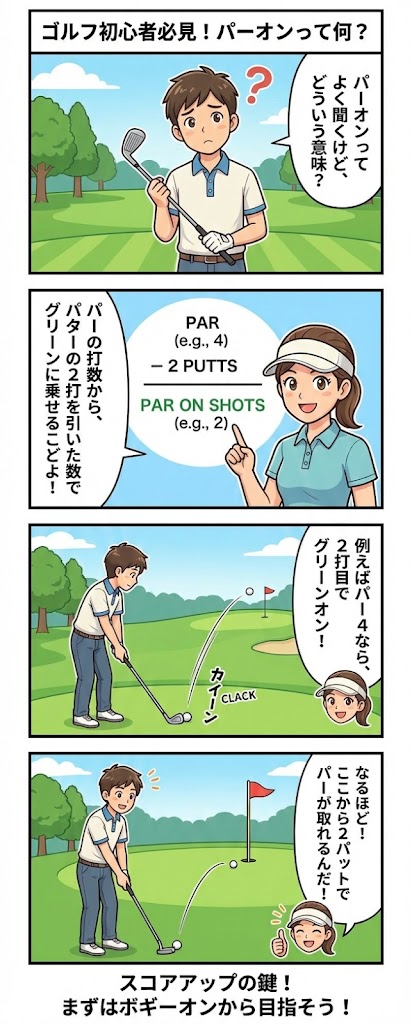ゴルフ初心者必見！パーオンのスッキリ解説