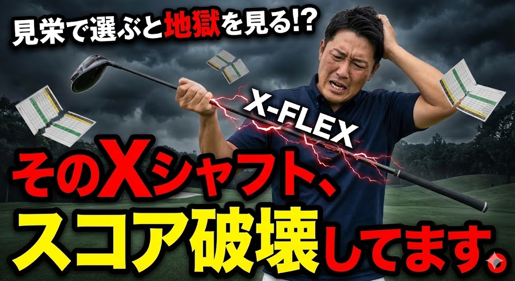 ゴルフクラブのXシャフト：硬さと選び方のポイント