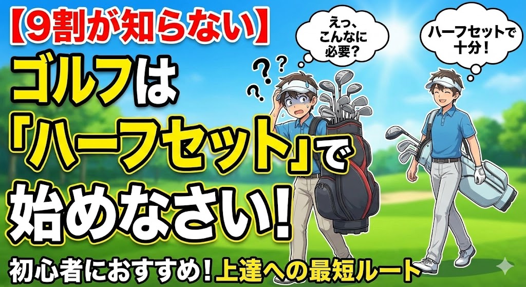 初心者必見！ハーフセットで始めるゴルフの魅力