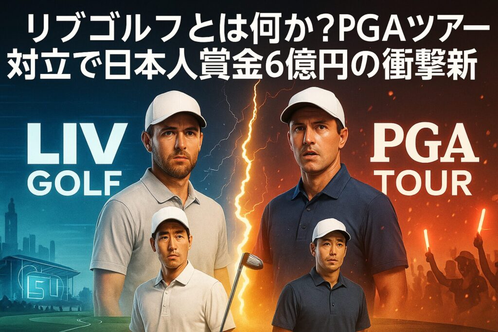 リブゴルフとは何か？PGAツアー対立で日本人賞金6億円の衝撃新時代