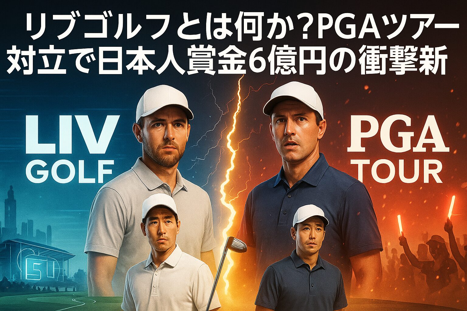 リブゴルフとは何か？PGAツアー対立で日本人賞金6億円の衝撃新時代
