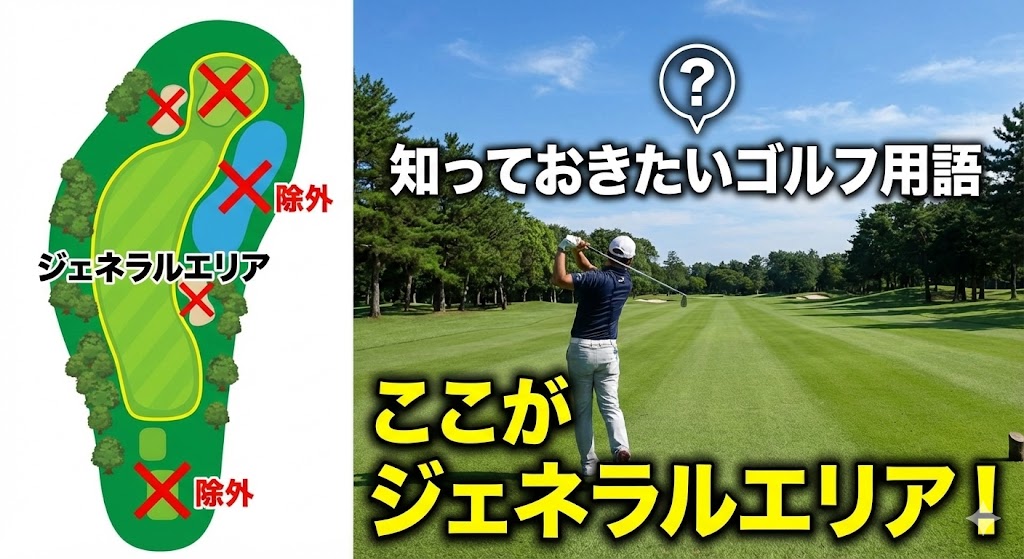 知っておきたいゴルフ用語: ジェネラルエリア