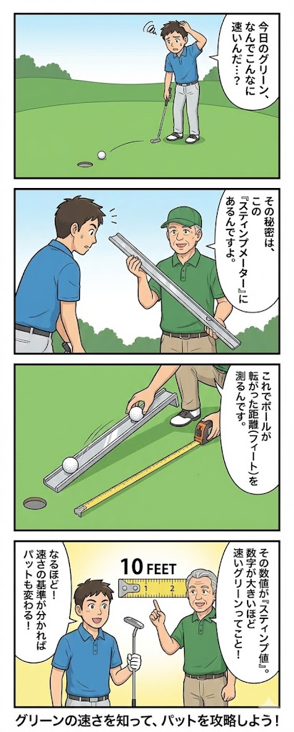 グリーンの速さの秘密兵器 Stimpmeter（スティンプメーター）