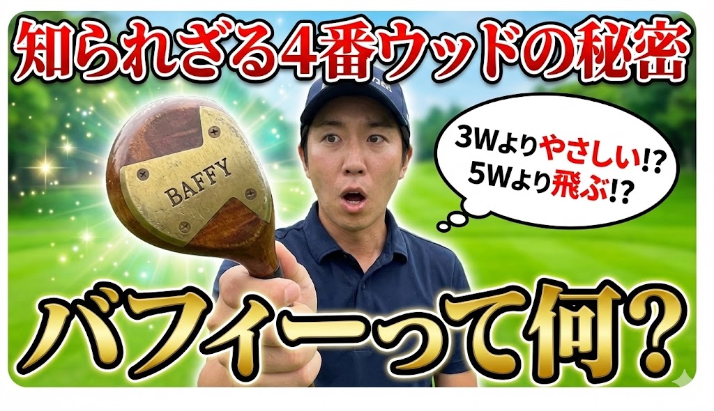 ゴルフクラブ「バフィー」とは？知られざる4番ウッドの歴史と魅力