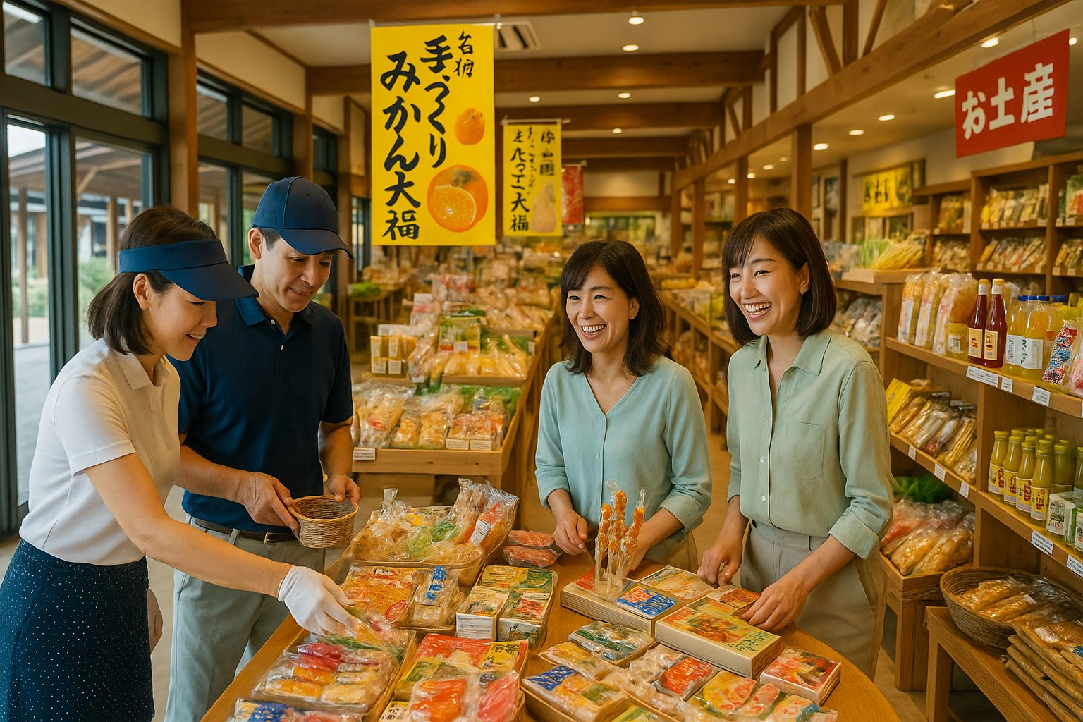 19番ホールをもっと楽しむために: 道の駅での地域グルメとお土産購入