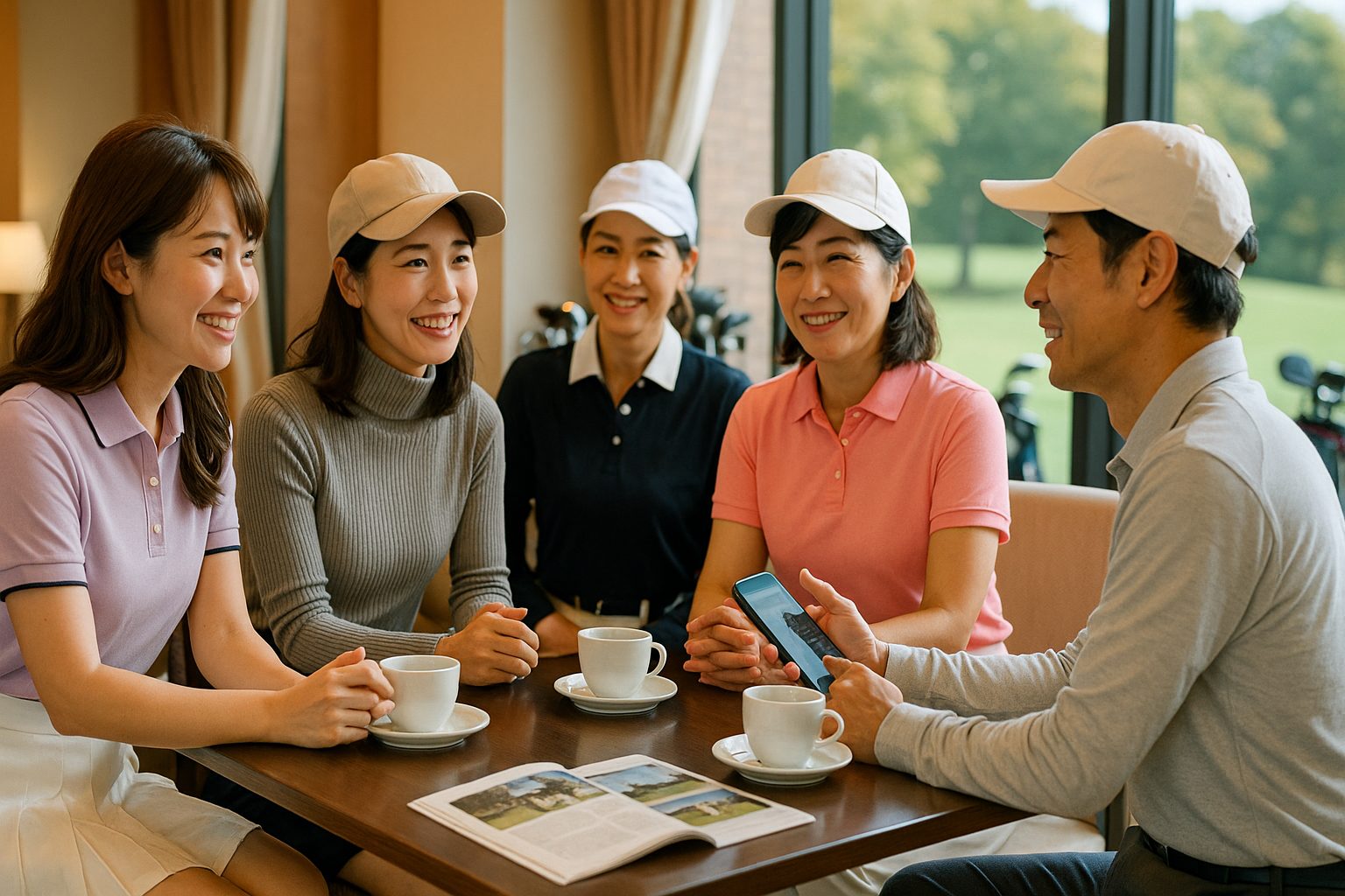 ゴルフ後の健全な交流とリラックスした雰囲気｜女性1人予約ゴルフで知っておきたい19番ホールの真実｜安全に楽しむための完全ガイド