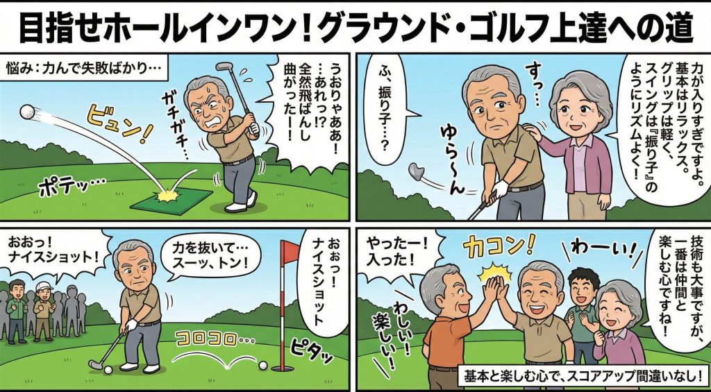 本当にうまくなるグラウンドゴルフ技術｜60代からでも確実に上達する実践法