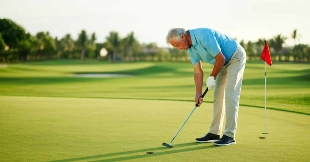 シニアゴルファー向け｜腰に負担をかけない！効率的なディボット修復テクニック