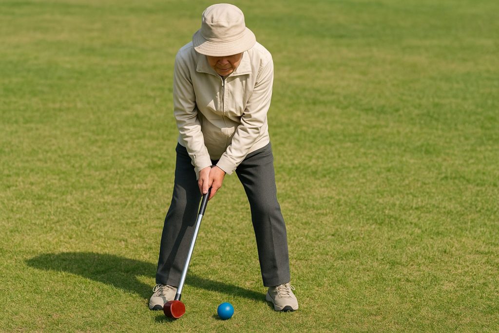 グランドゴルフの足の構え方完全ガイド｜初心者でも安定したスコアアップを実現する基本フォームと実践のコツ