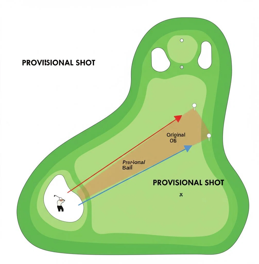 ゴルフの暫定球とOBの関係性を徹底解説！初心者が知っておくべき8つのポイント