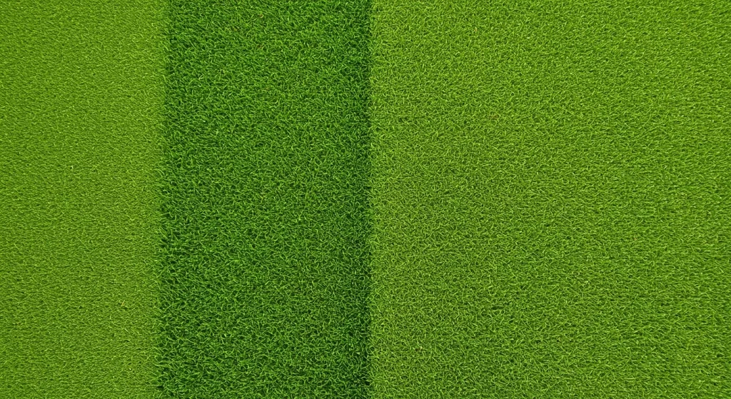 高麗グリーンとベントグリーンの比較画像