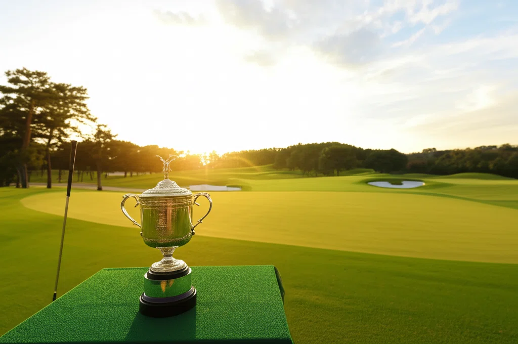 メジャー大会のトロフィー