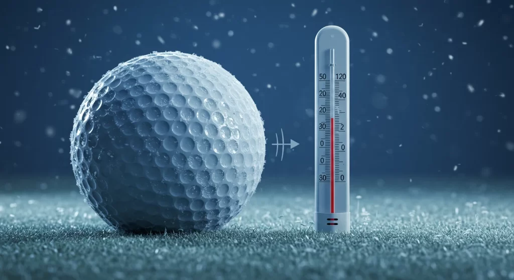 冬にレンジボールが飛ばなくなる5つの科学的理由