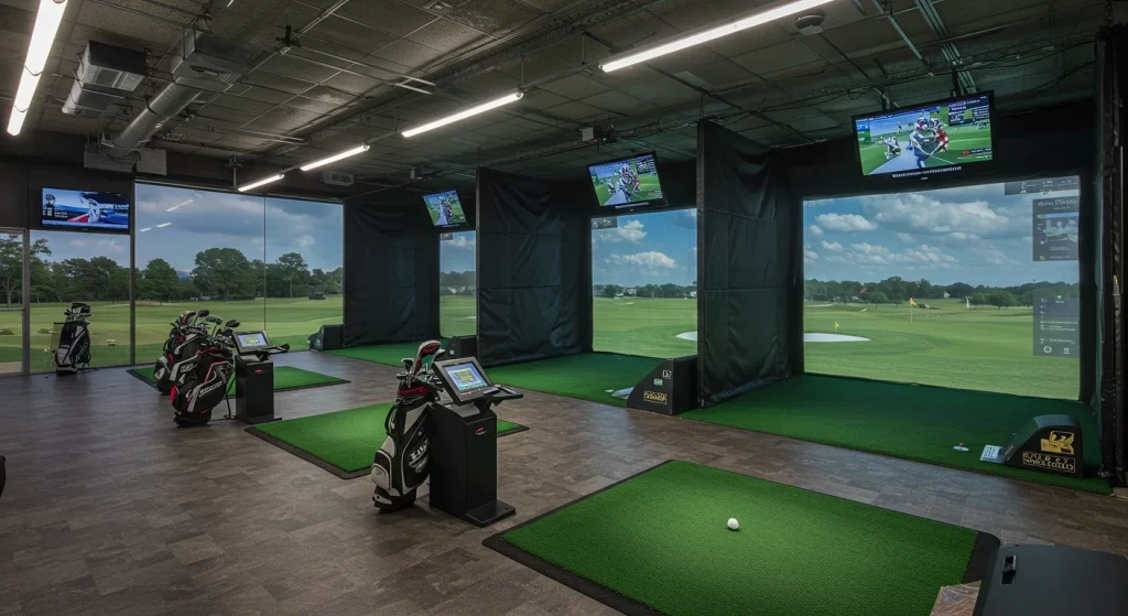 ステップゴルフプラス博多駅前店の店内風景