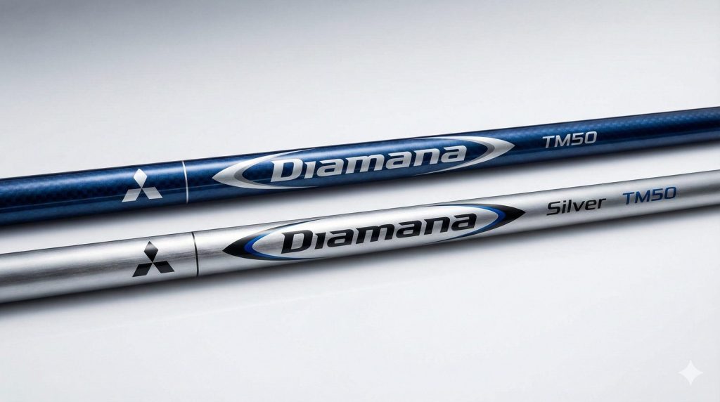 ディアマナ ブルーTM50（上）とシルバーTM50（下）