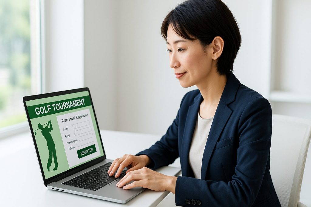 競技ゴルフでは正確なスコア記録が必須