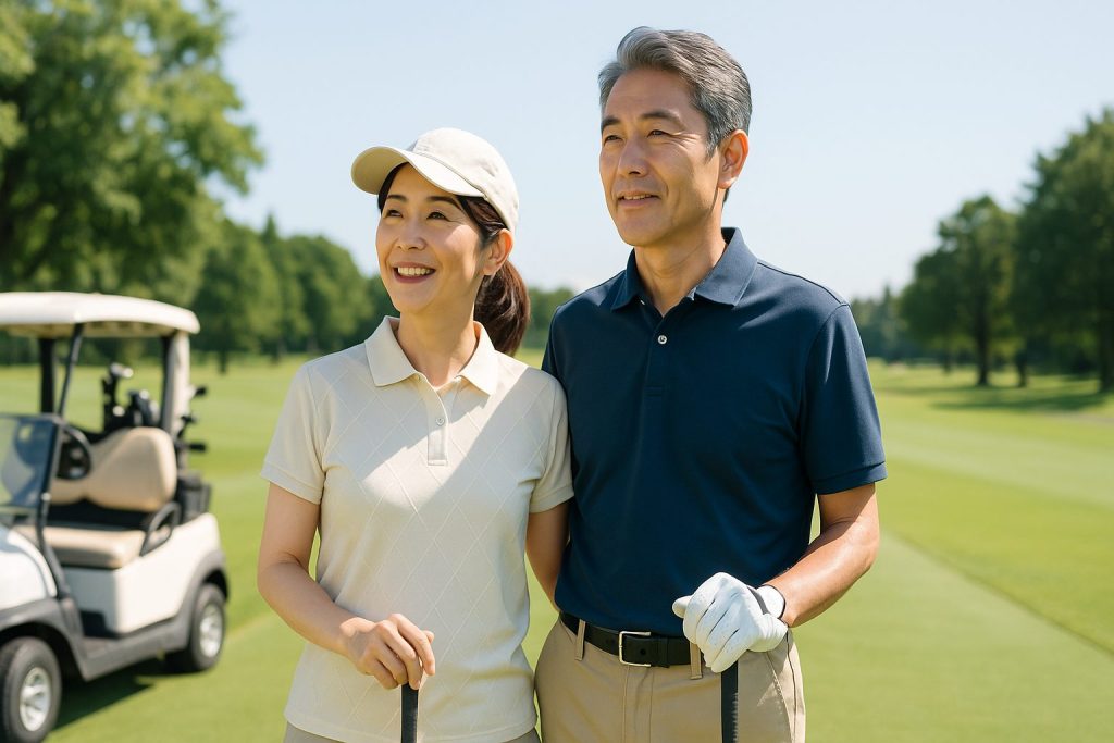 ゴルフの1ラウンドは18ホール。前半9ホール（アウト）と後半9ホール（イン）で構成