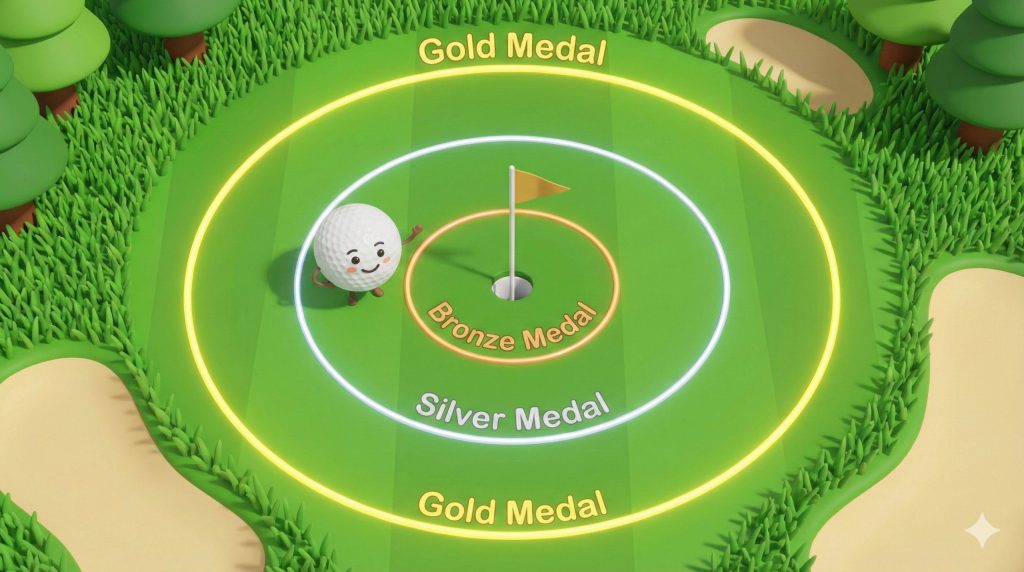 オリンピックを取り入れるだけで、いつものラウンドの緊張感と楽しさが倍増します。