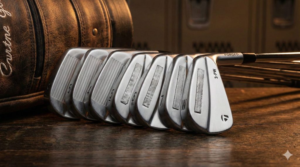 プロ仕様の鉛チューニングが施されたアイアンセット