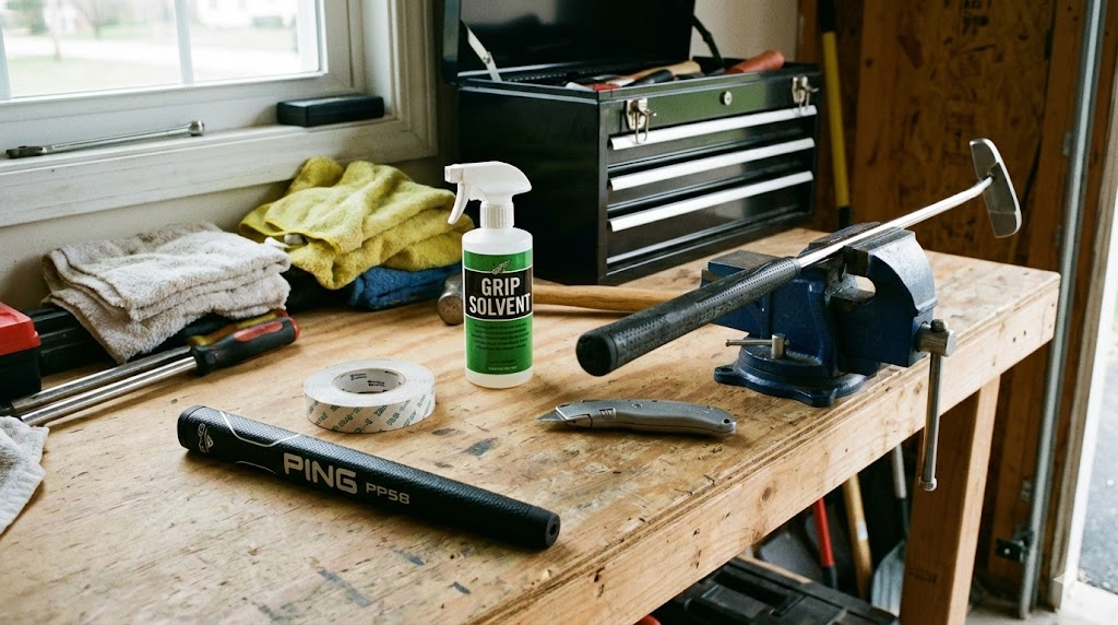 パターグリップ交換の方法と注意点