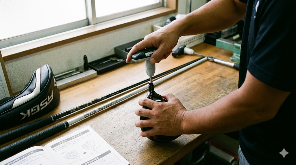 専用レンチがあれば自分でシャフト交換できる