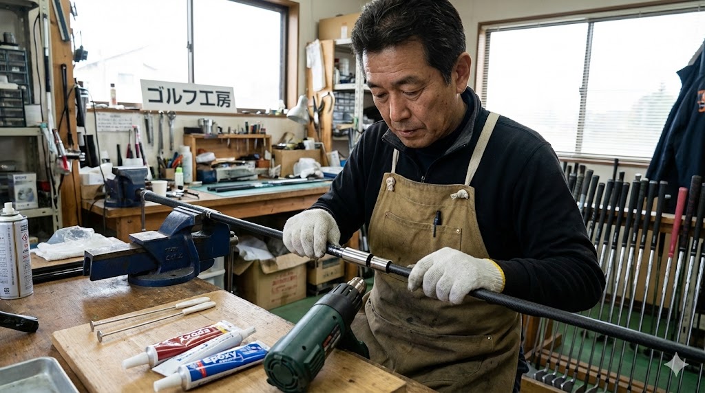 スリーブなしシャフトは工房への依頼が安心